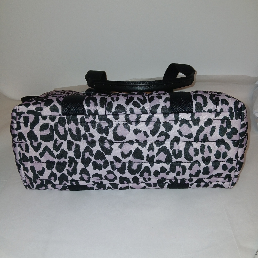 Sold Kate Spade Camden Quilted Nylon Satchel Tote Leopard - Picture 9 of 14